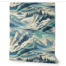 Capture Art Winter Scene & Snow and Ice Crystals Tapete