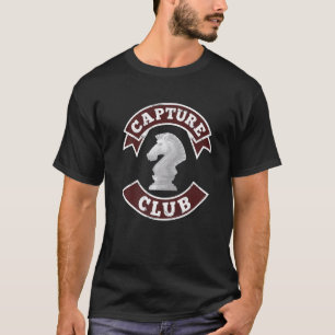Capture Club Schach Checkmate Rittergabel Großmast T-Shirt