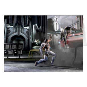 Capture d'écran : Cyborg vs Nightwing