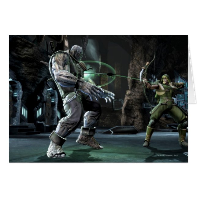 Capture d'écran : Grundy vs Green Arrow (Devant horizontal)