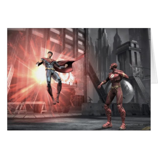 Capture d'écran : Superman vs Flash (Devant horizontal)