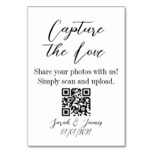 Capture des QR-Zeichen für die Liebe beim Hochzeit