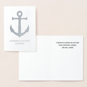 Capture License Congratulations Card Folienkarte