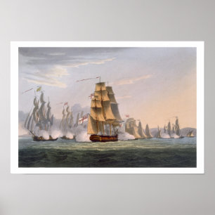 Capture of Le Sparviere, 3. Mai 1810, aus "The N Poster