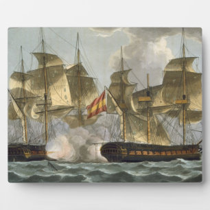 Capture of the Mahonesa, 13. Oktober 1796, Grav Fotoplatte