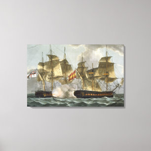 Capture of the Mahonesa, 13. Oktober 1796, Grav Leinwanddruck