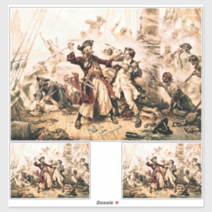 Capture, Pirate Blackbeard, Königin Anne's Rache Aufkleber