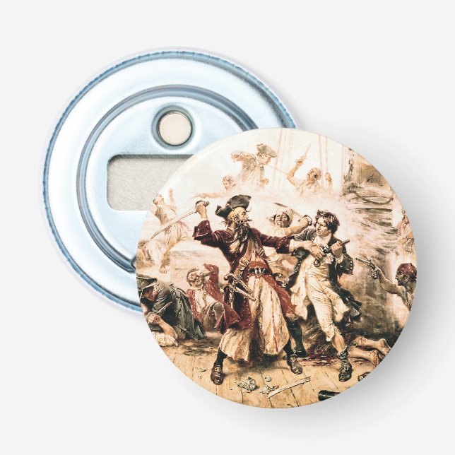 Capture, Pirate Blackbeard, Königin Anne's Rache Flaschenöffner (Vorderseite)