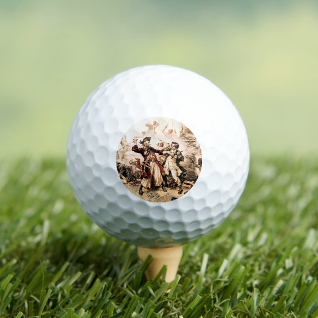 Capture, Pirate Blackbeard, Königin Anne's Rache Golfball (Insitu T-Shirt)