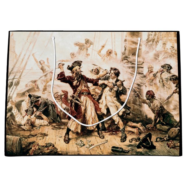 Capture, Pirate Blackbeard, Königin Anne's Rache Große Geschenktüte (Vorderseite)