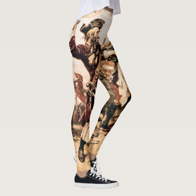 Capture, Pirate Blackbeard, Königin Anne's Rache Leggings (Rechts)