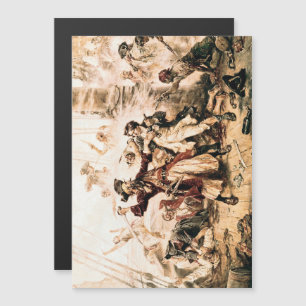 Capture, Pirate Blackbeard, Königin Anne's Rache Magnetkarte