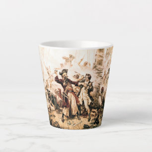Capture, Pirate Blackbeard, Königin Anne's Rache Milchtasse