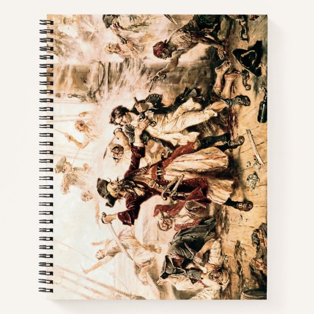 Capture, Pirate Blackbeard, Königin Anne's Rache Notizbuch (Vorderseite)