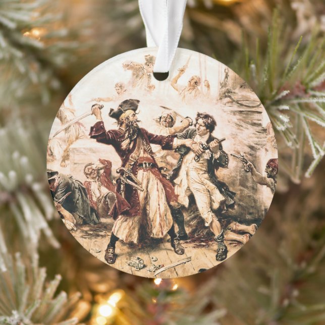 Capture, Pirate Blackbeard, Königin Anne's Rache Ornament (Baum)