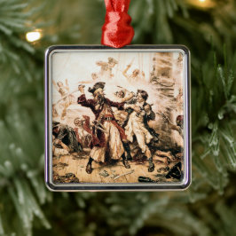 Capture, Pirate Blackbeard, Königin Anne's Rache Ornament Aus Metall