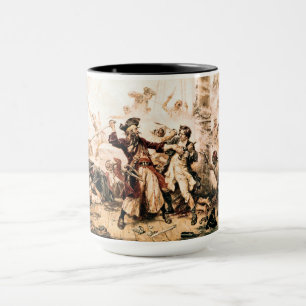 Capture, Pirate Blackbeard, Königin Anne's Rache Tasse