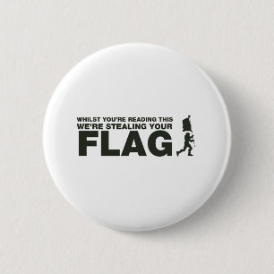 Capture the Flag - Gamer, Gaming, Videospiele Button