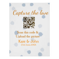 Capture the Liebe add QR scan upload image blue