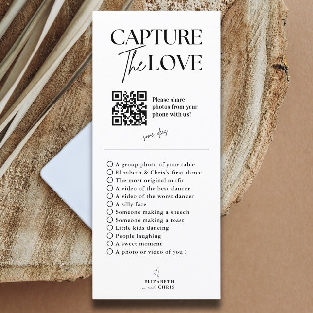 Capture the Liebe Foto I Spy Wedding Game Sage Menükarte (Von Creator hochgeladen)