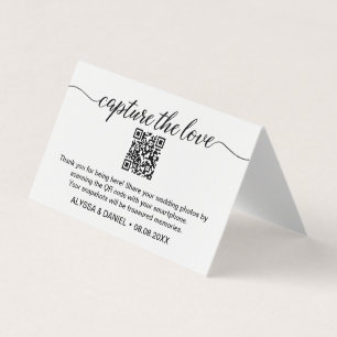 Capture the Liebe QR Code Hochzeit Foto Sharing