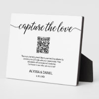 Capture the Liebe QR Code Hochzeit Foto Sharing