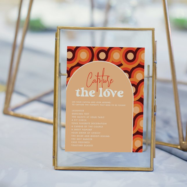 Capture the Liebe Wedding Fotos unterzeichnen Poster (Sign Mock-up)