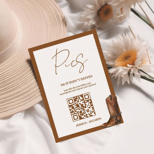 Capture the Liebe Wedding QR Code Card Foto Card C Hinweiskarte
