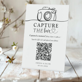 Capture the Love Simple Wedding Sockelschild