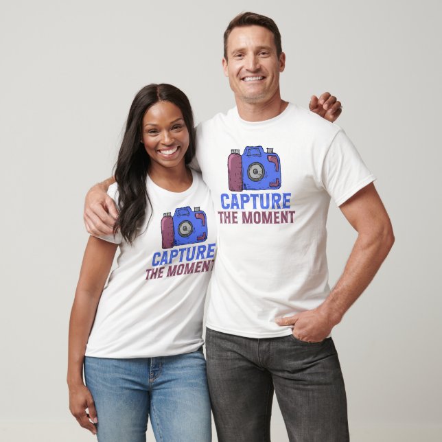 Capture The Moment, Photographer Gift  T-Shirt (Unisex)
