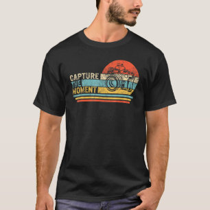 Capture the Moments Camera Fotografy. T-Shirt