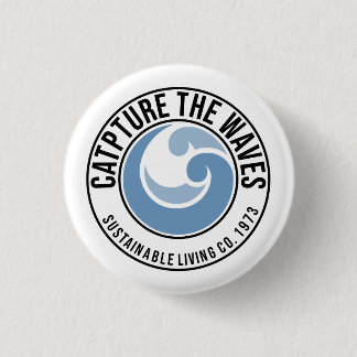 "Capture the Waves" 3 cm rundes Abzeichen Button