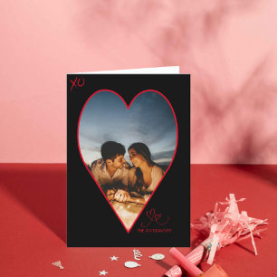 Capture your Heart I BK Valentinstag Foto-Karte Dankeskarte