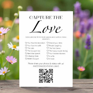 Capturez L'Amour Que J'Espère Mariage Avec Carte D