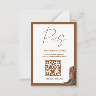 Capturez le Carte photo de carte de code QR Love M