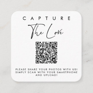 Capturez les cartes d'amour avec code QR
