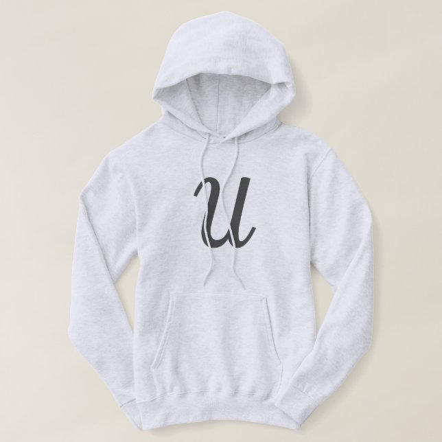 Capuche Veste à capuchon en U (Design devant)
