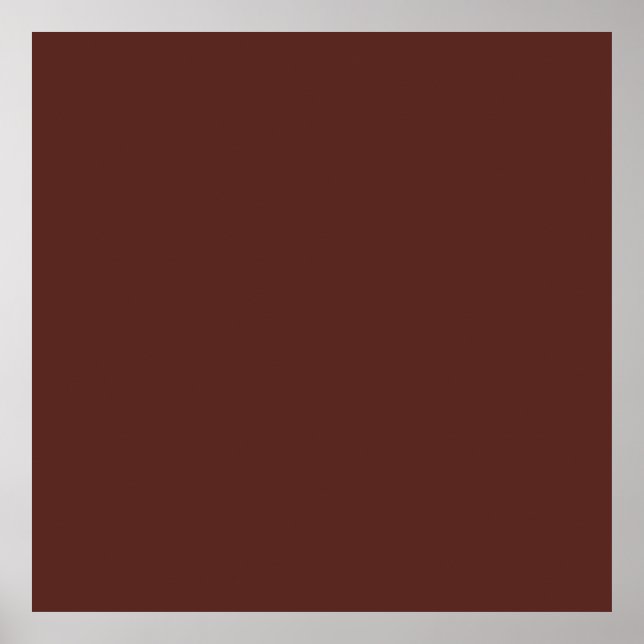 Caput mortuum (einfarbig)  poster (Vorne)