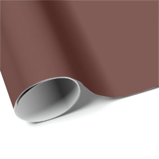 Caput mortuum (einfarbige Farbe) Geschenkpapier