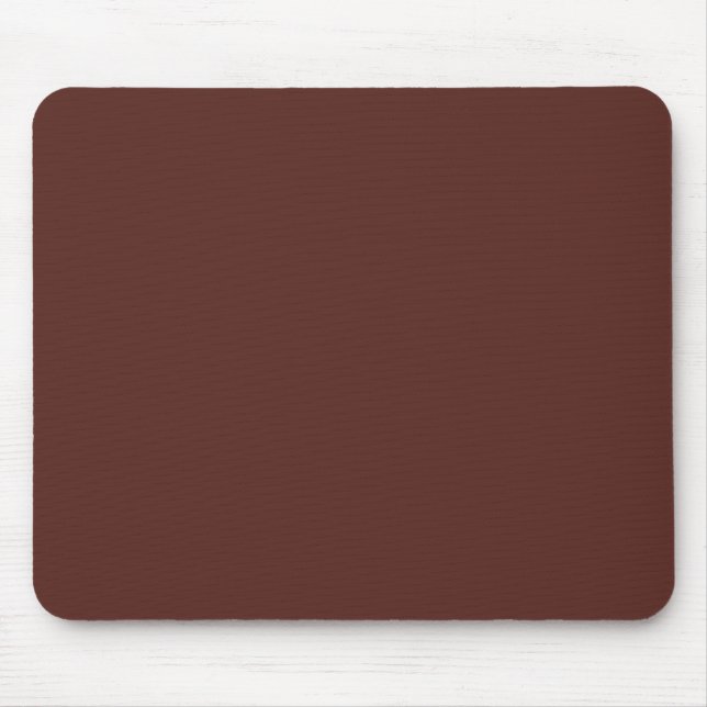 Caput mortuum (einfarbige Farbe) Mousepad (Vorne)
