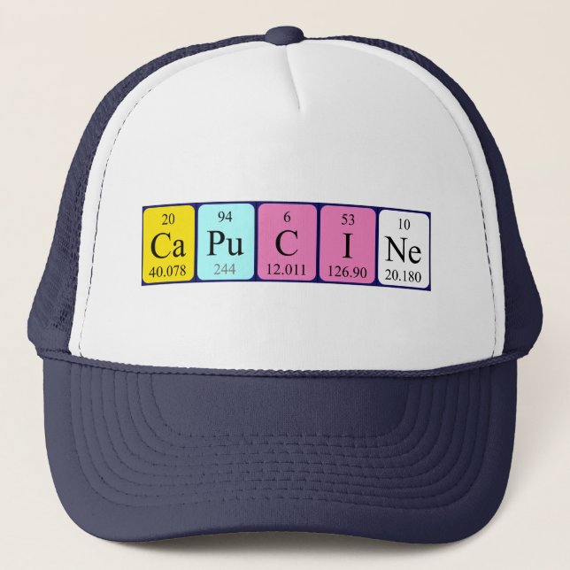 Capuucine Periodenname, der Truckerkappe (Vorderseite)