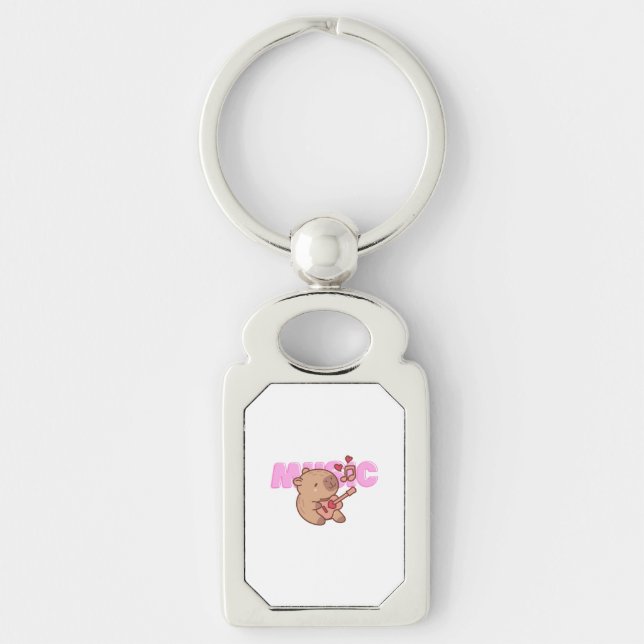 Capy Beats Key Fob Schlüsselanhänger (Vorderseite)