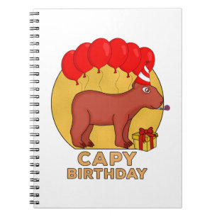 Capy Birthday Notizblock