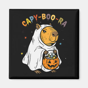 Capy-boo-ra Cappy Halloween Lustiges Capybara Kost Magnet