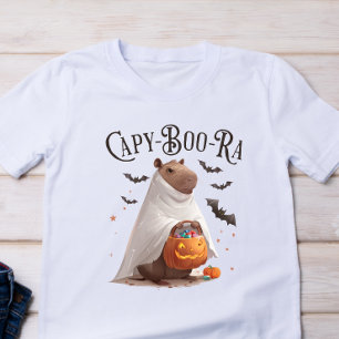 Capy-Boo-Ra Capybara Halloween Funny-T - Shirt