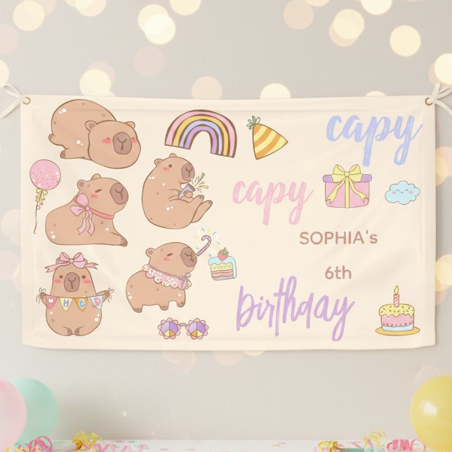 Capy capy birthday banner (Von Creator hochgeladen)