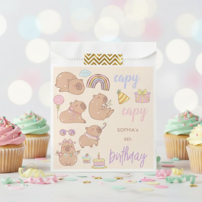 Capy capy Geburtstag  Geschenktütchen (Von Creator hochgeladen)