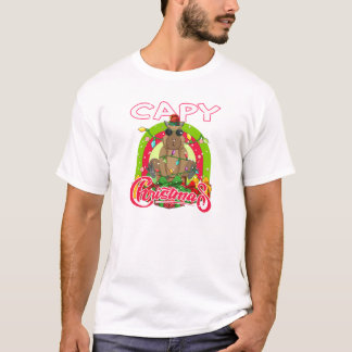 Capy Christmas Funny capybara Funny Christmas T-Shirt