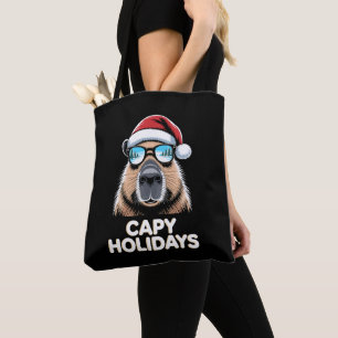Capy Ferien Weihnachten Capybara Sonnenbrille Weih Tasche