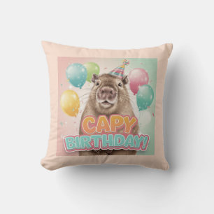 Capy Geburtstag! Kissen